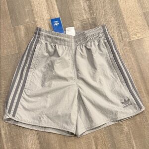 Adidas Light Gray Sports Shorts